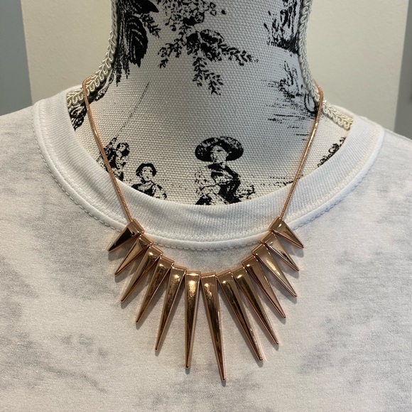 Express Jewelry - New Express rose gold spike necklace